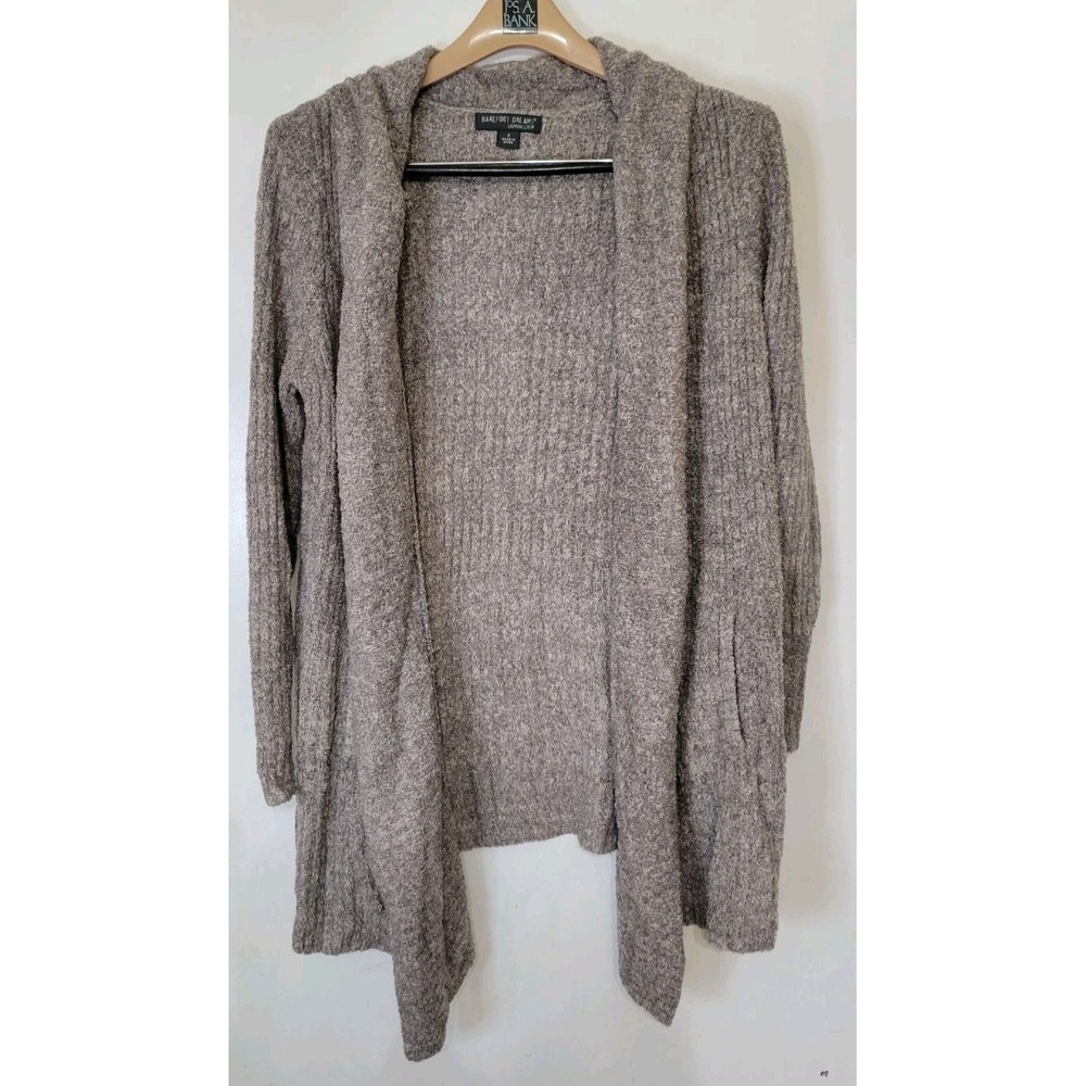 Barefoot Dreams Cozychic Lite Women's Small Long Cardigan Sweater Pockets